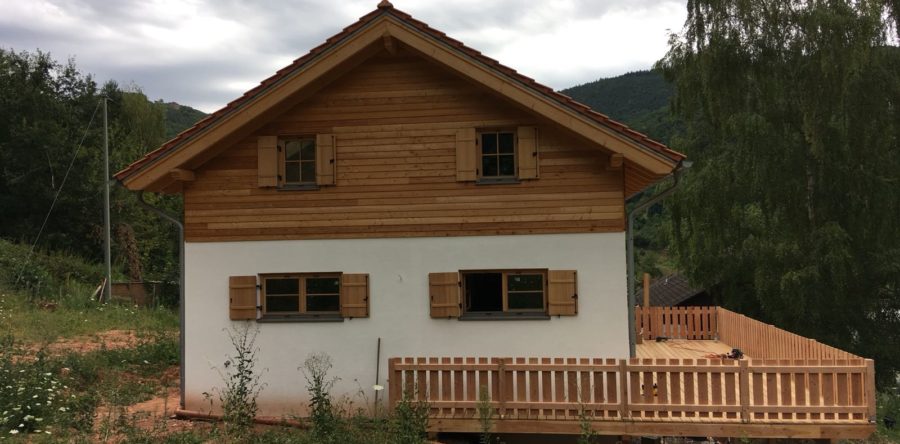Einfamilien-Holzhaus in Holzrahmenbauweise