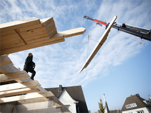 Terrassenüberdachung aus Holz