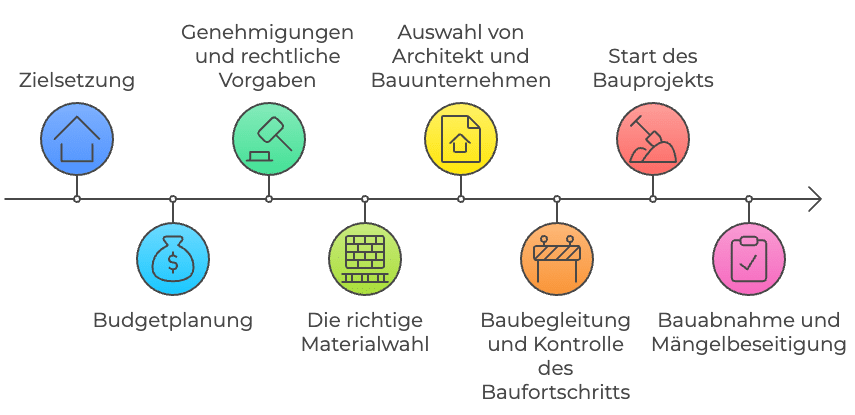 Planung des Hausanbaus